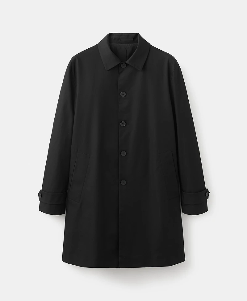Mango Men's Water-Repellent Pockets Trench Coat