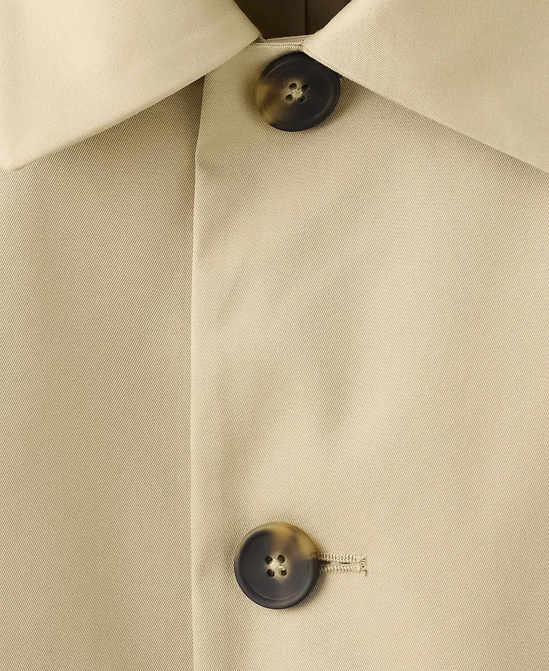 Mango Men's Water-Repellent Pockets Trench Coat