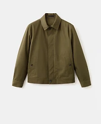 Mango Men's Zipper Water-Repellent Jacket