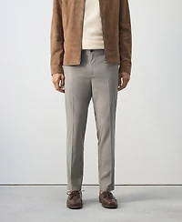 Mango Men's Slim-Fit Cropped Pants