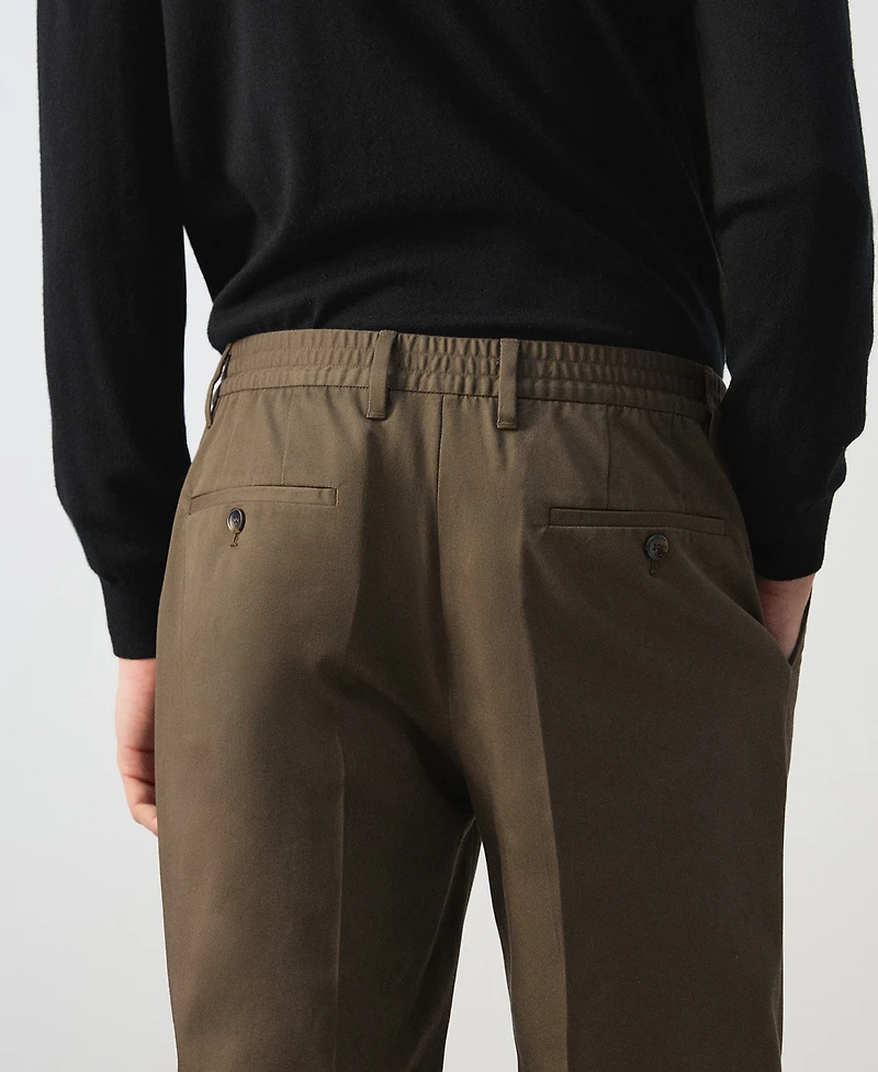 Mango Men's Regular-Fit Pleated Pants