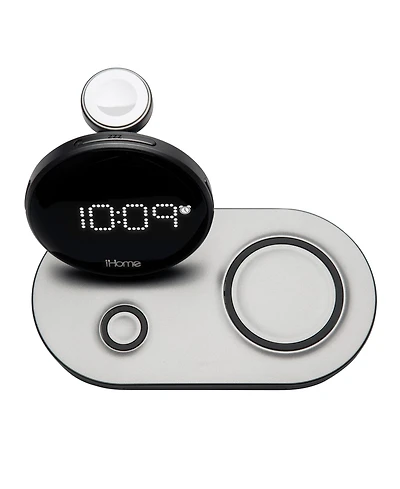 iHome PowerValet Quad+ Wireless Charging Station with Apple Watch and AirPods Charging