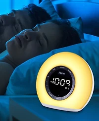 iHome Sunrise iBT32 Bluetooth Color-Changing Alarm Clock Radio