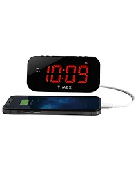 iHome Timex Large Display Usb Charging Port Alarm Clock
