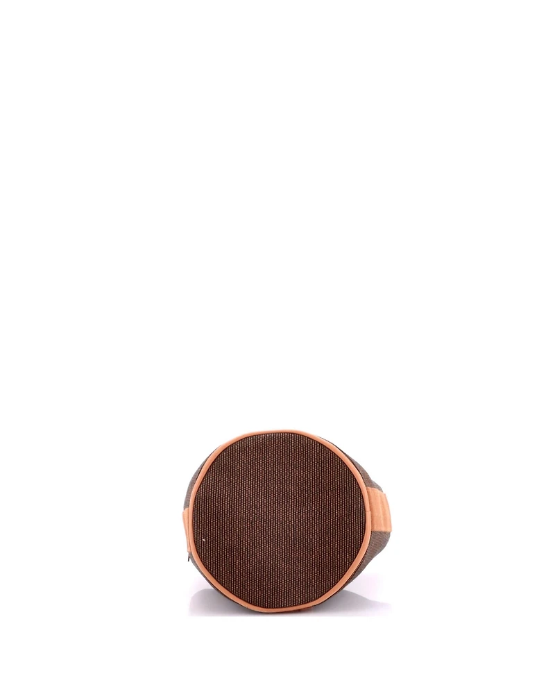 Pre-Owned HERMES Pm Saxo Handbag Toile