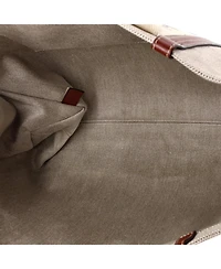 Pre-Owned Chloe Large Woody Tote Canvas with Leather