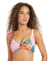 Bar Iii Women's Cabana Club Scoop Neck Ring Bralette, Macy's Exclusive