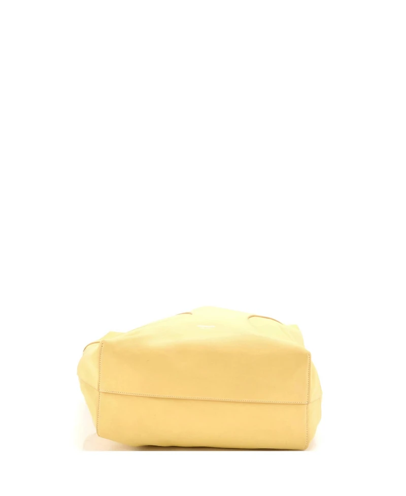 Pre-Owned Salvatore Ferragamo Debossed Cut-Out Hobo Bag Leather