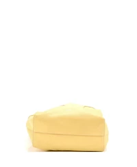 Pre-Owned Salvatore Ferragamo Debossed Cut-Out Hobo Bag Leather