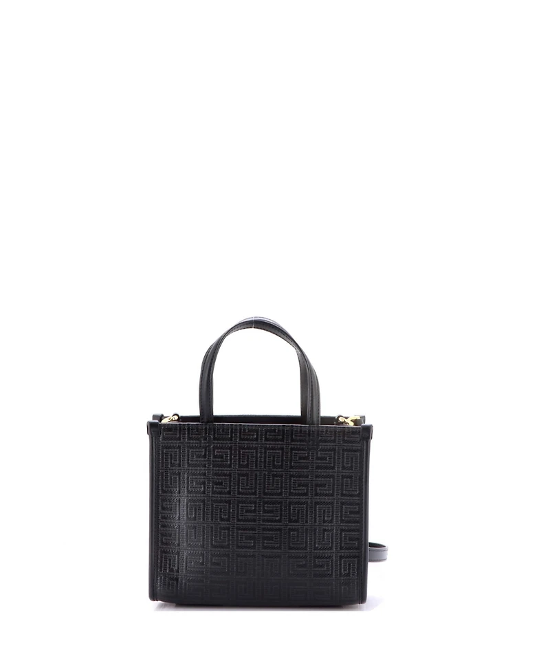 Pre-Owned Givenchy Mini G-Tote 4G Embossed Coated Canvas