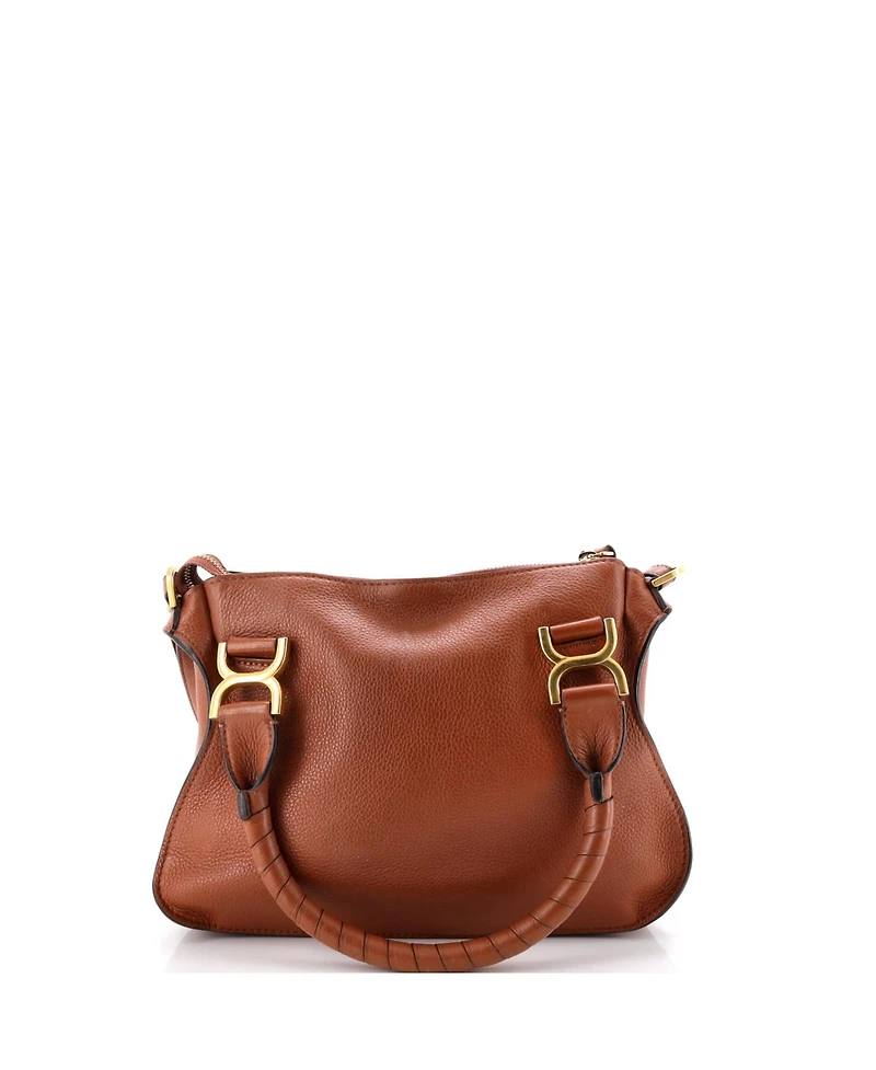 Pre-Owned Chloe Small Marcie Satchel Leather
