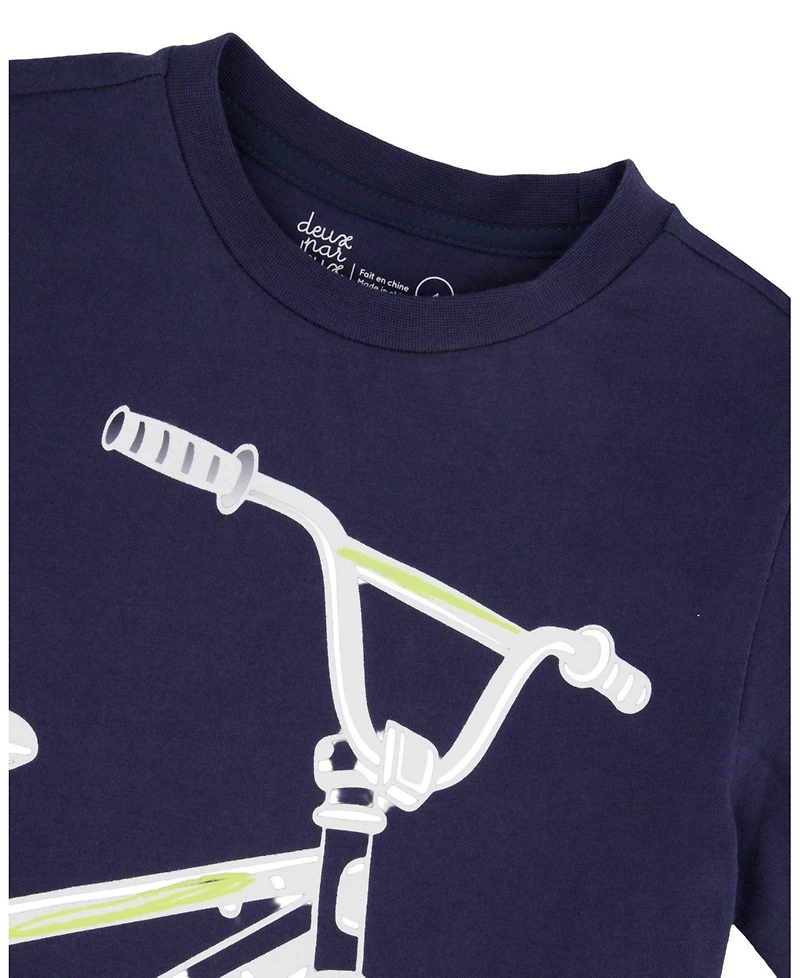 Deux par Deux Toddler Boys ganic Cotton Jersey T-Shirt