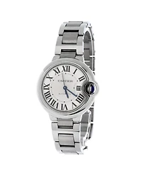 Pre-Owned Cartier Ballon Bleu de Cartier Automatic Watch in Stainless Steel 33mm