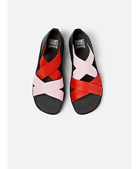 Camper Women's Right Isla Twins Leather X-Strap Sandal