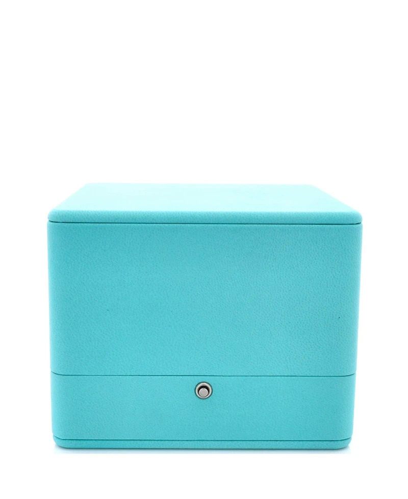 Pre-Owned Tiffany & Co Atlas Quartz Watch in Stainless Steel with Diamond Markers and Mother of Pearl 34mm