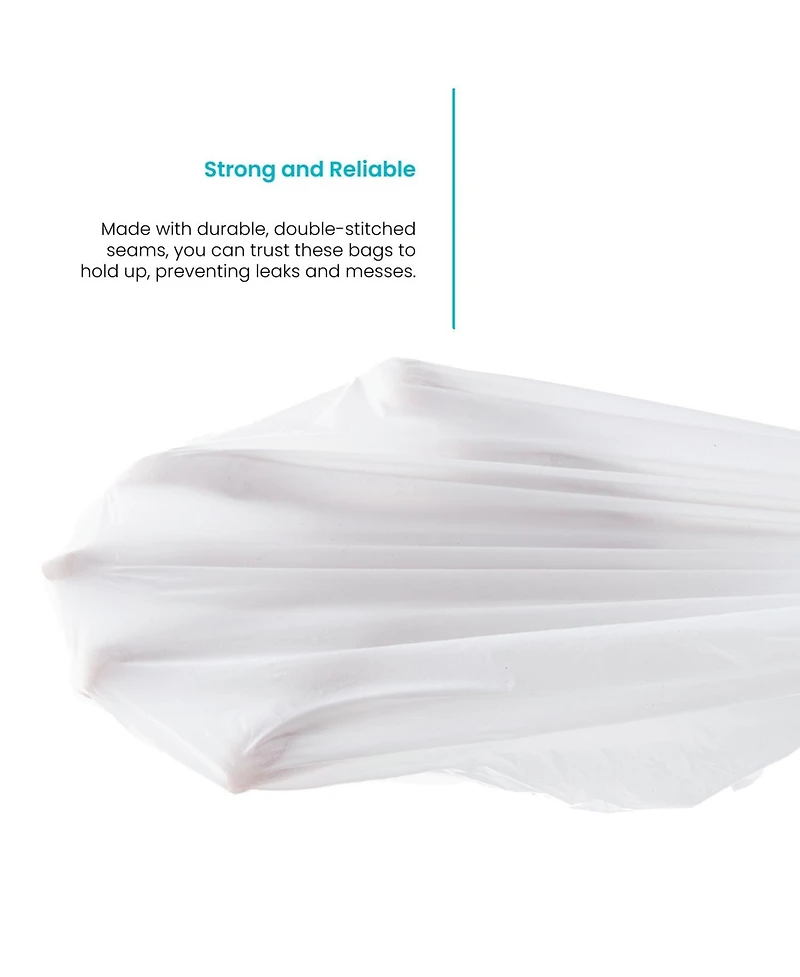 Home Zone Living Code 45S Drawstring Kitchen Trash Bags Custom Fit for 12 Gallon Bins, 30-Count