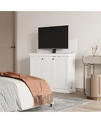 Homsee 50" Automatic Lifting Tv Stand with Remote Control and Safety Limiter