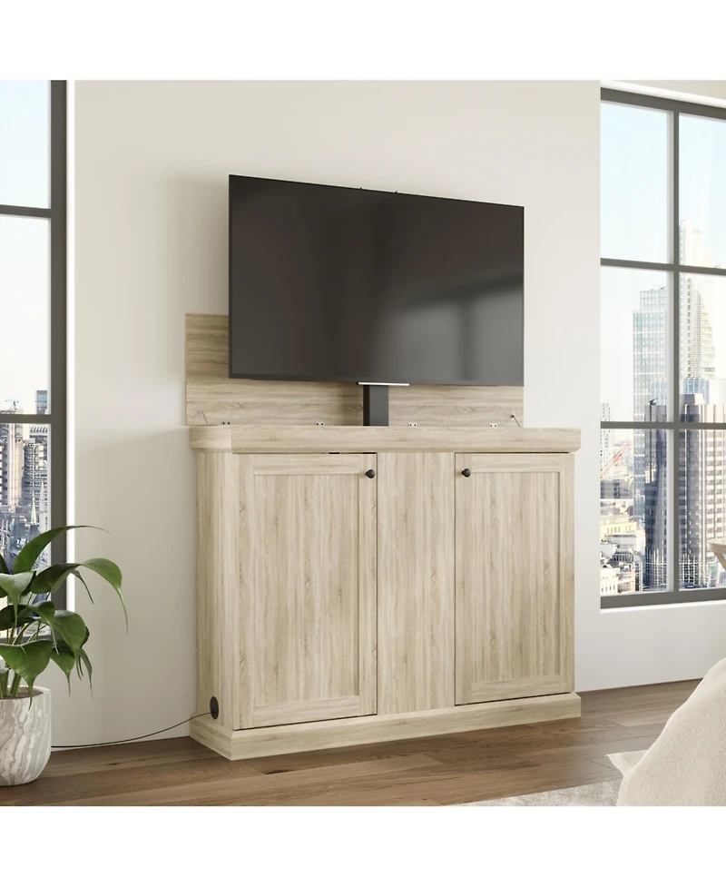 Homsee 50" Automatic Lifting Tv Stand with Remote Control and Safety Limiter