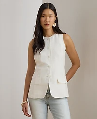 Lauren Ralph Women's Sleeveless Crewneck Shirt