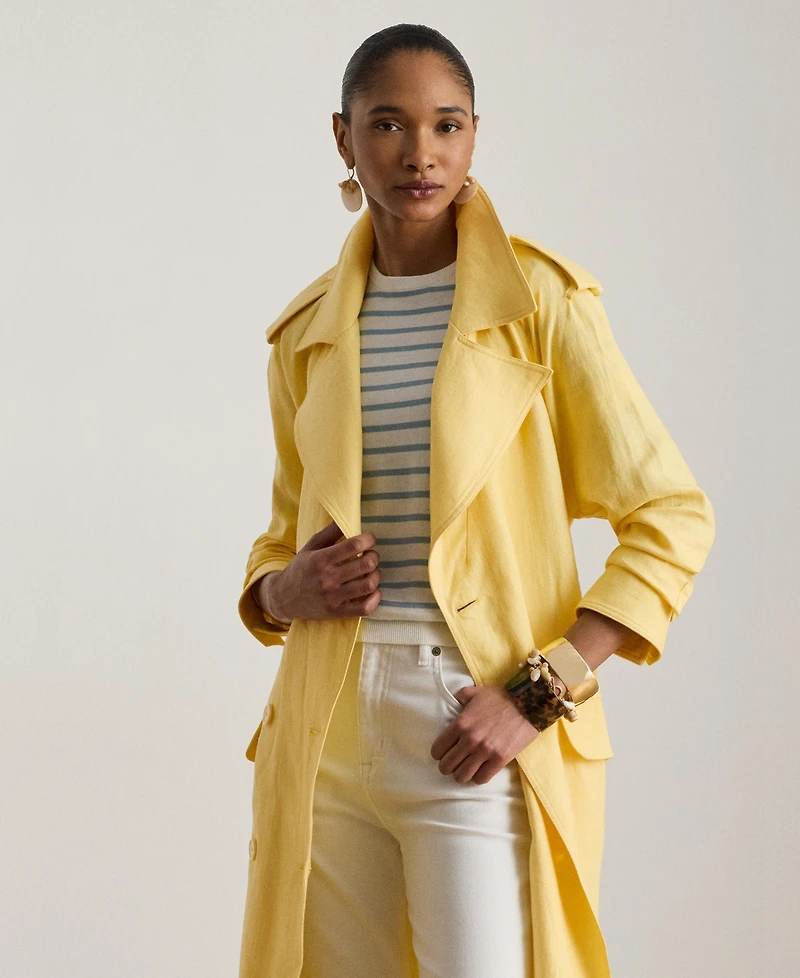 Lauren Ralph Women's Double-Breasted Trench Coat