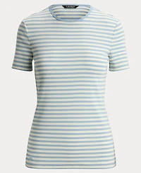 Lauren Ralph Women's Striped Short-Sleeve T-Shirt