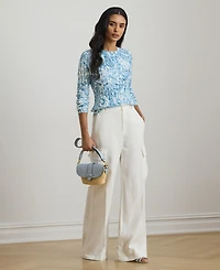 Lauren Ralph Women's Long-Sleeve Crew Neck Sweater