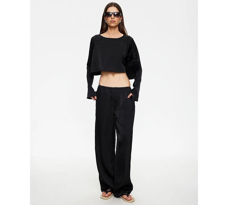 Lioness Women's Straight-Leg Pull-On Pants