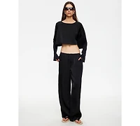 Lioness Women's Straight-Leg Pull-On Pants