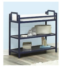 flynama Modern Multi Purpose Changing Table Finish Removable Tray Convertible Bookshelf