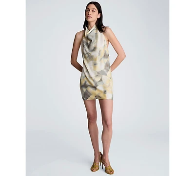 Kenneth Cole Women's Mock Neck Mini Dress