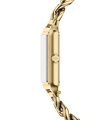 Fossil Women's Raquel Three-Hand Gold-Tone Stainless Steel Watch, 23mm