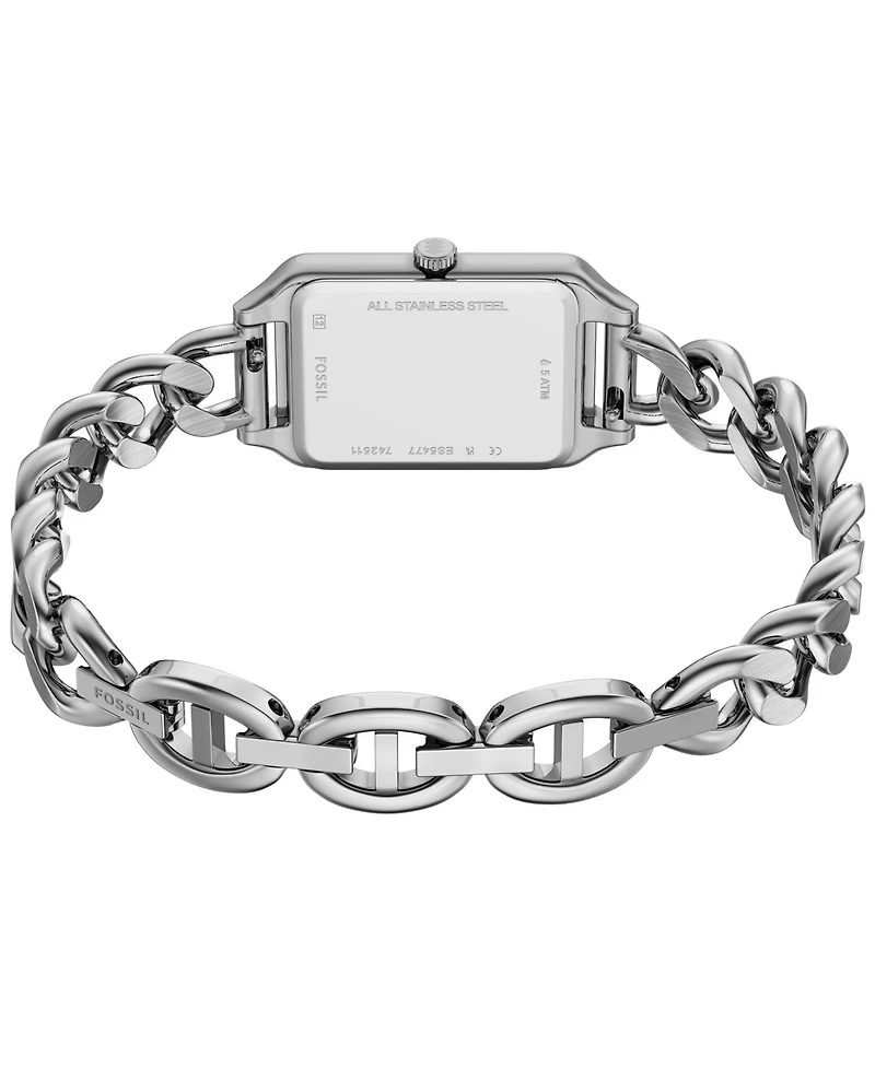 Fossil Women's Raquel Three-Hand Stainless Steel Watch, 23mm