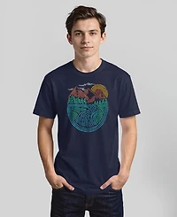 Fifth Sun Men's Nature Run Short Sleeve Crew T-shirt