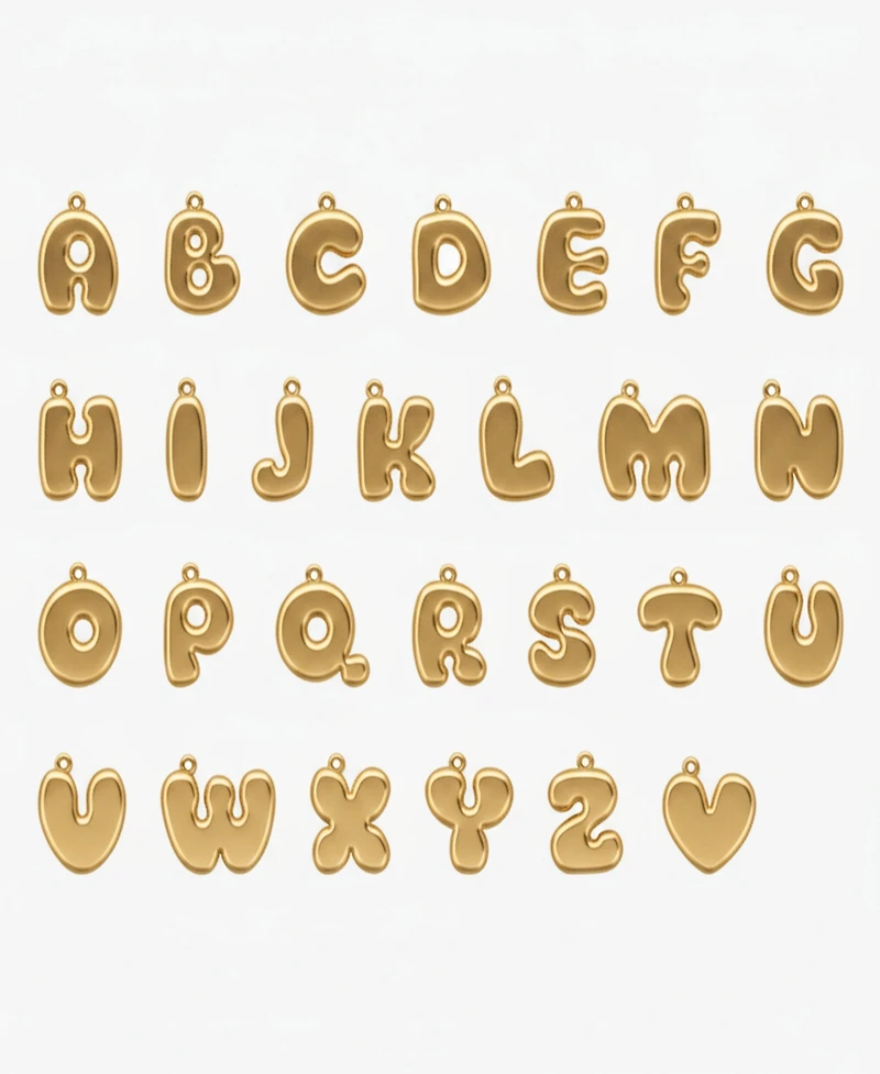 Oak & Luna Bubble Up Initial Necklace