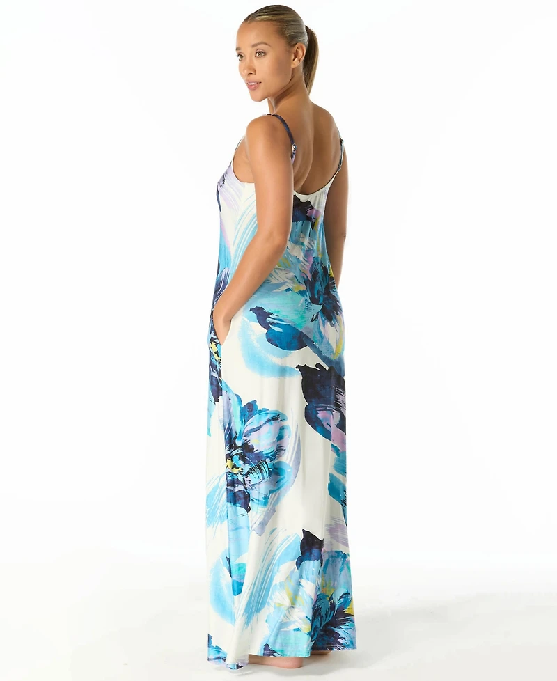 Carmen Marc Valvo Women's A-Line Maxi Dress