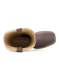 Forastero Women's Western Embroidered Leather Boots