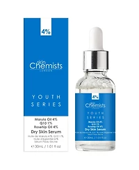 skinChemists Anti-Aging Dry Skin Serum Marula Oil 4%, Q10 1%, Rosehip Oil 4% 30ml