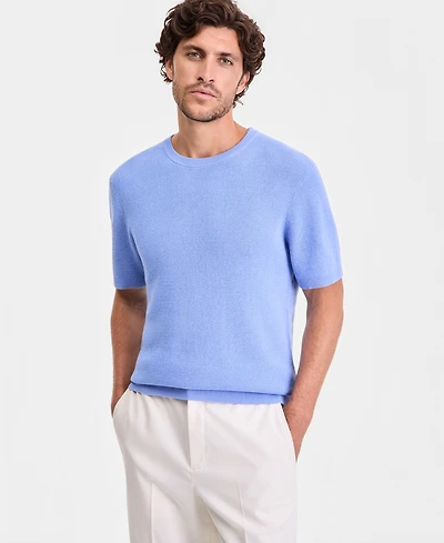 Alfani Men's Short-Sleeve Crewneck Sweater, Macy's Exclusive