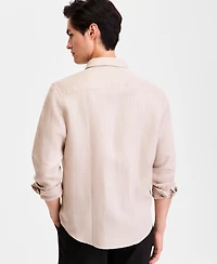 Alfani Men's Long-Sleeve Stripe Dobby Shirt, Macy's Exclusive
