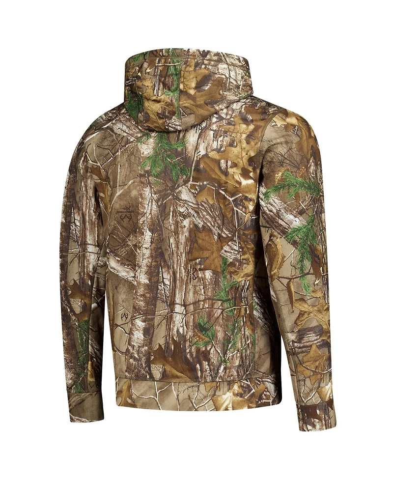 Dunbrooke Men's Camo Detroit Tigers Trophy Realtree Full-Zip Hoodie