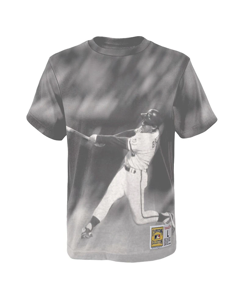 Mitchell & Ness Big Boys and Girls George Brett White Kansas City Royals Sublimated Player T-Shirt