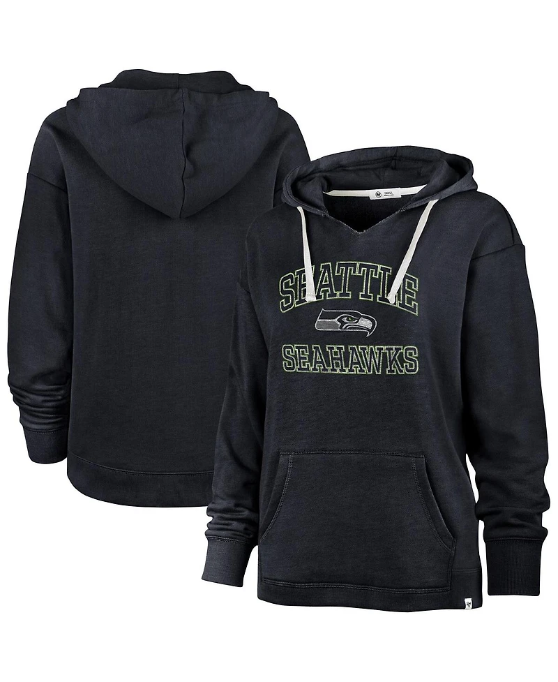 '47 Brand Women's Navy Seattle Seahawks Clarity Naomi Hoodie