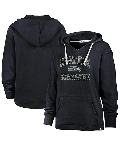 '47 Brand Women's Navy Seattle Seahawks Clarity Naomi Hoodie