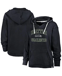 '47 Brand Women's Navy Seattle Seahawks Clarity Naomi Hoodie