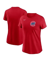 Nike Women's Red Chicago Cubs Wordmark T-Shirt