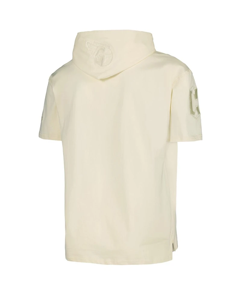 Pro Standard Men's Cream Cleveland Guardians Neutral Hoodie T-Shirt