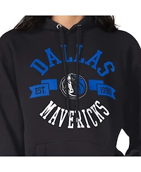 G-iii 4Her by Carl Banks Women's Black Dallas Mavericks City Pullover Hoodie