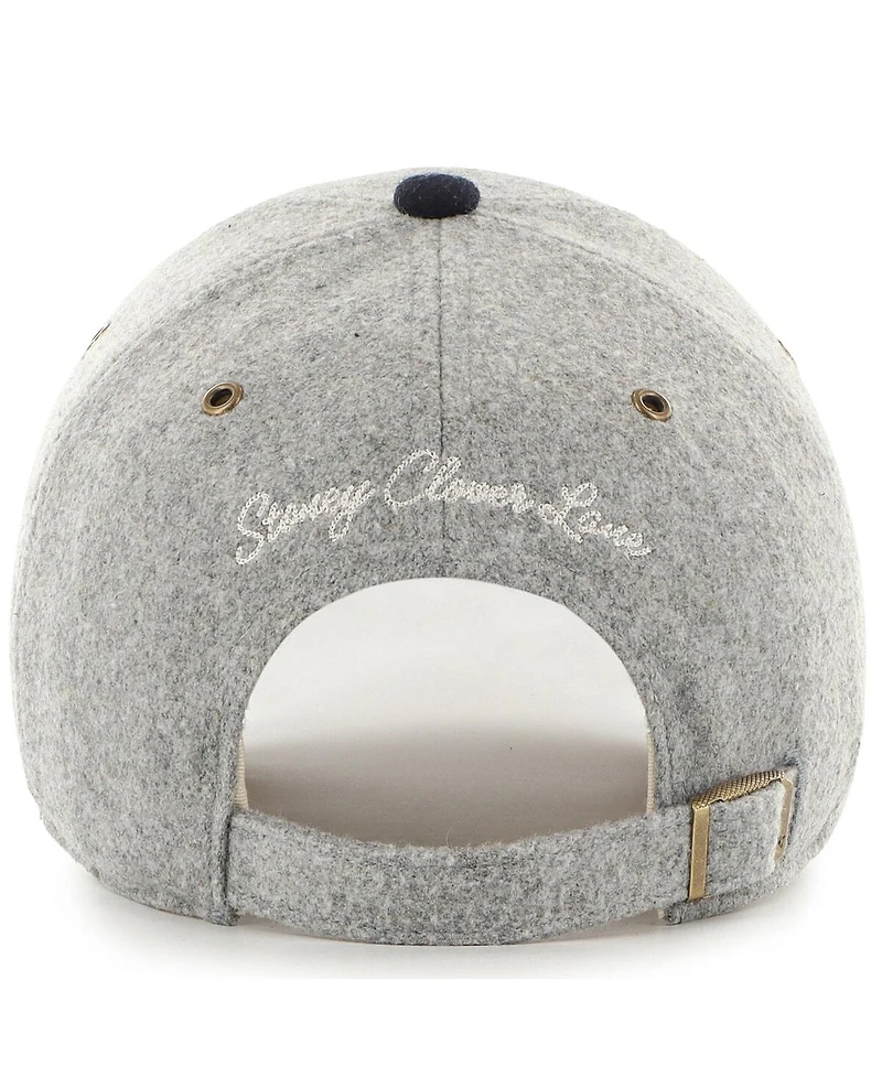 Stoney Clover Lane X ''47 Brand Men's and Women's Gray/Navy New England Patriots Block Clean Up Adjustable Hat