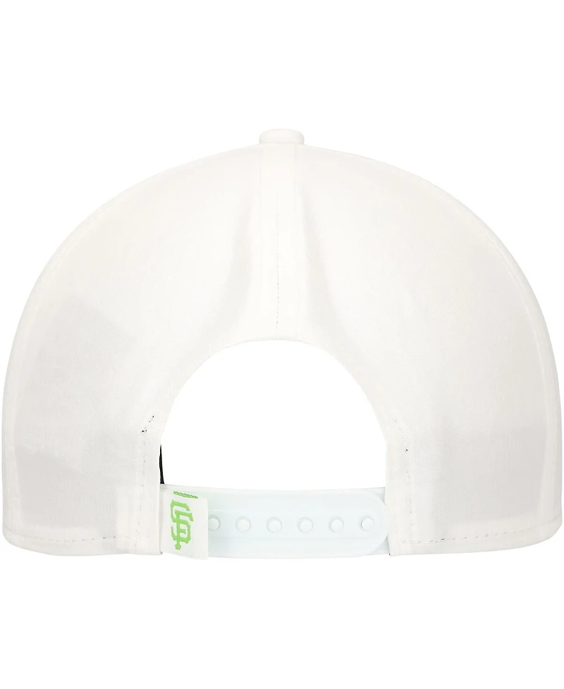 New Era Men's White San Francisco Giants Spring Spectrum Golfer Snapback Hat