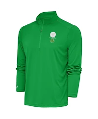 Antigua Men's Kelly Green Boston Bruins Shamrock Tribute Quarter-Zip